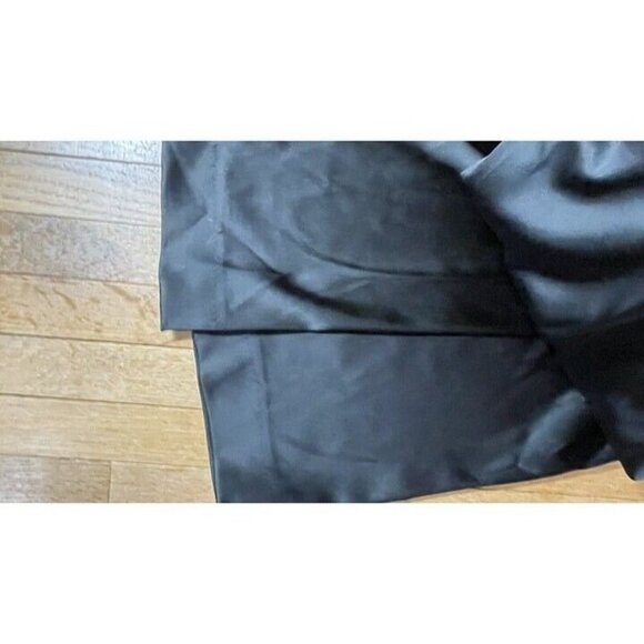 Worth Women Black Silk Pants 4 Wms Fall Winter Dressy New York Designer - Picture 3 of 6